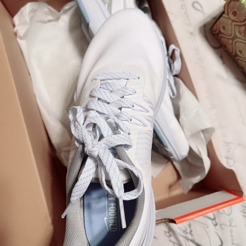 White Nike in season